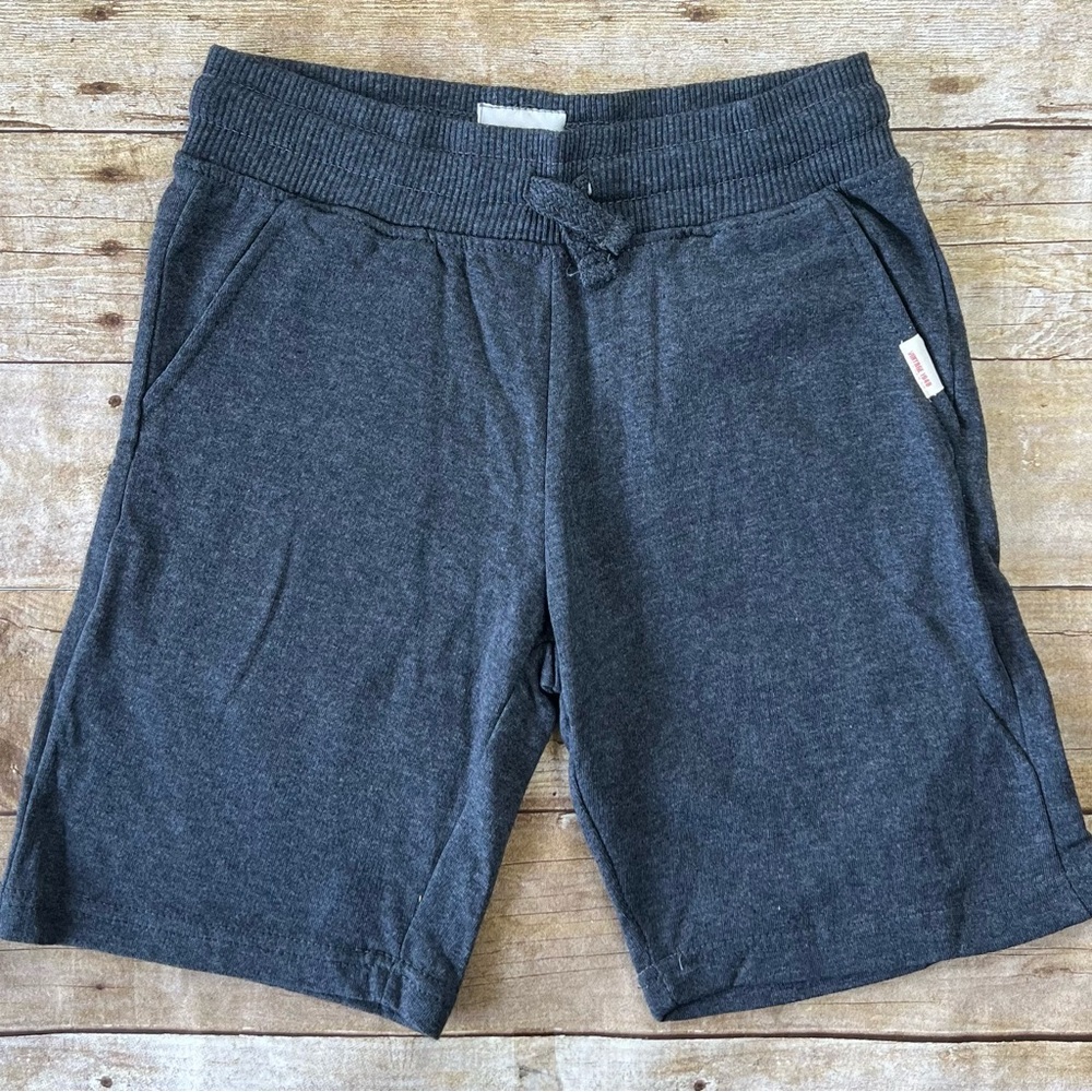 Weatherproof Vintage Kids Knit Shorts Charcoal Gray Heather Drawstring‎ Size S